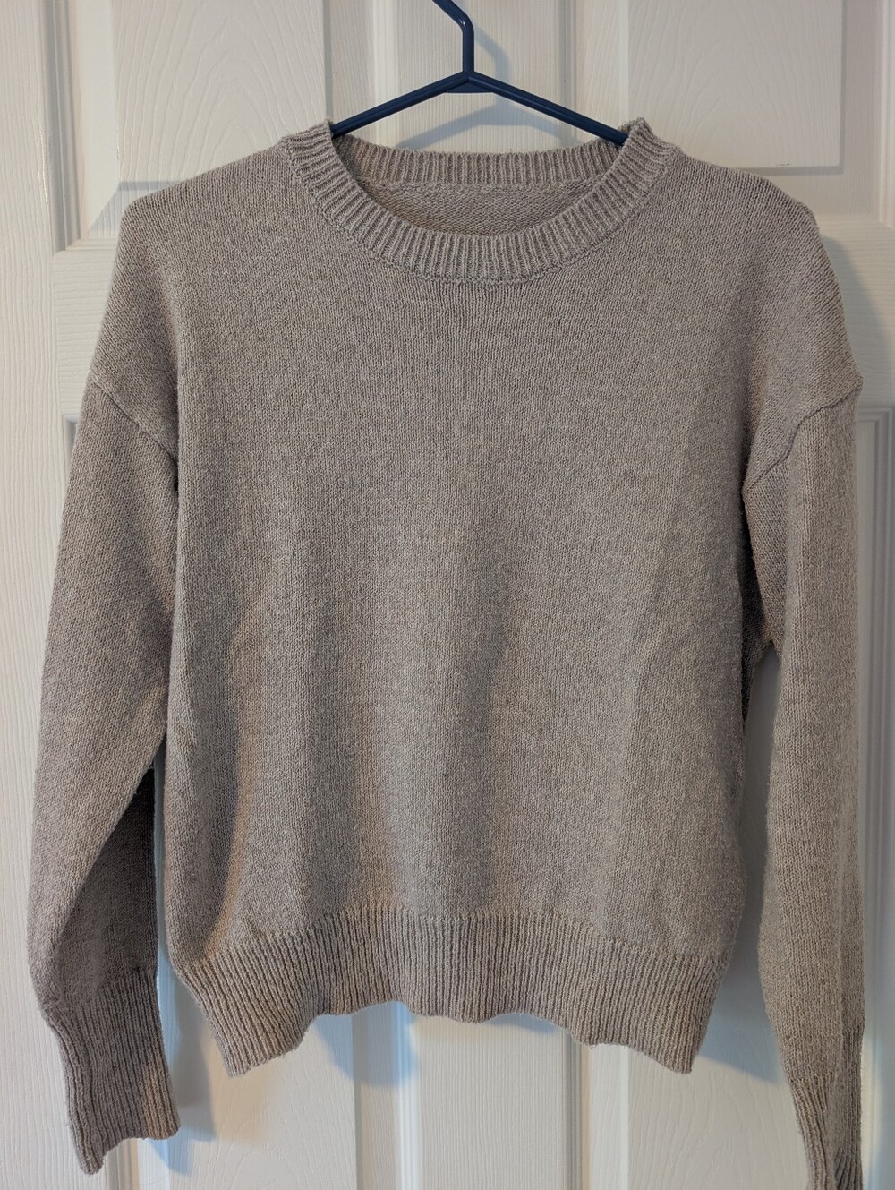 Shein Beige Crewneck Sweater